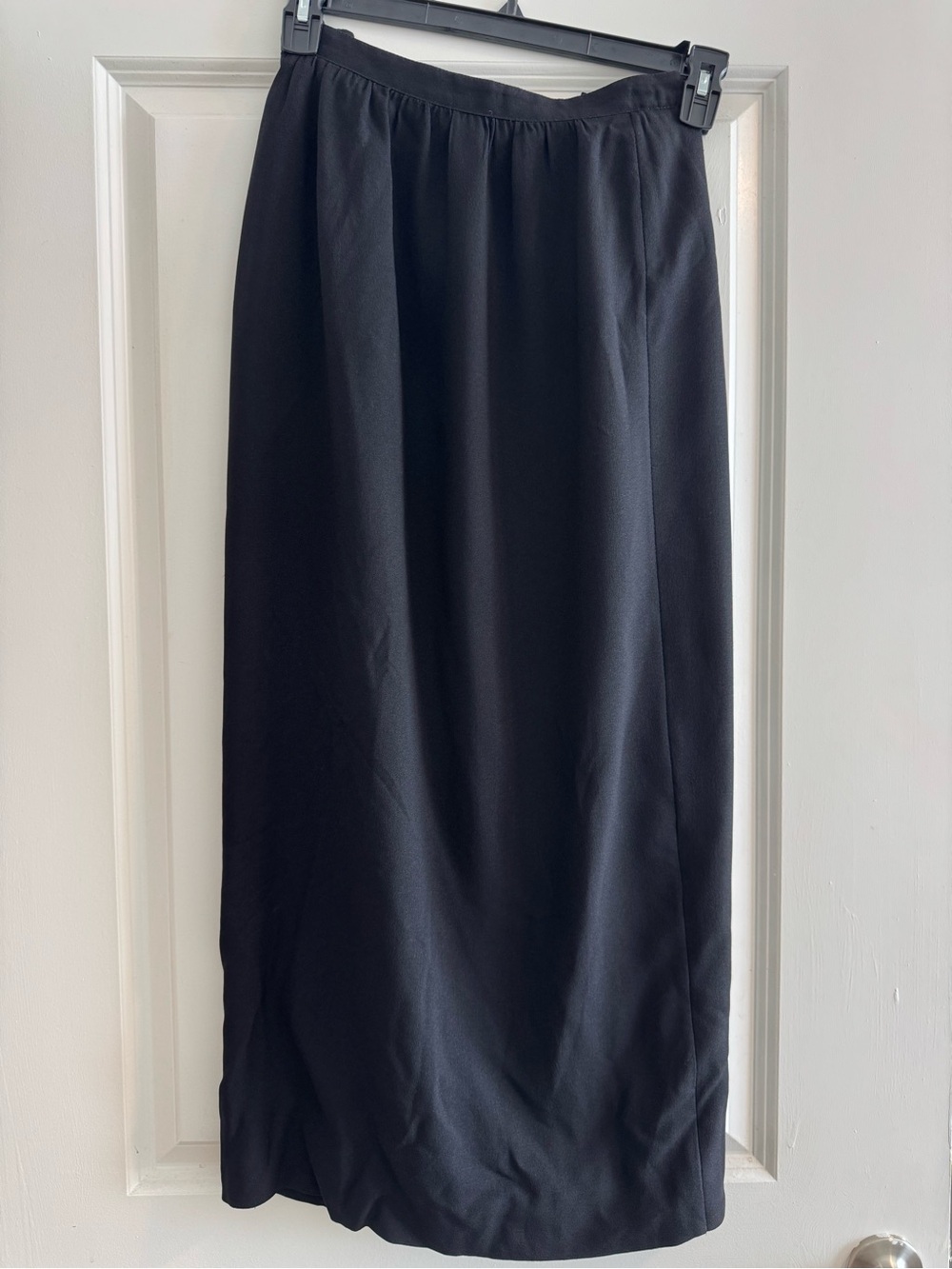 Vintage Valentino Black Maxi Skirt with Red and Green Panels - Picture 6 of 7